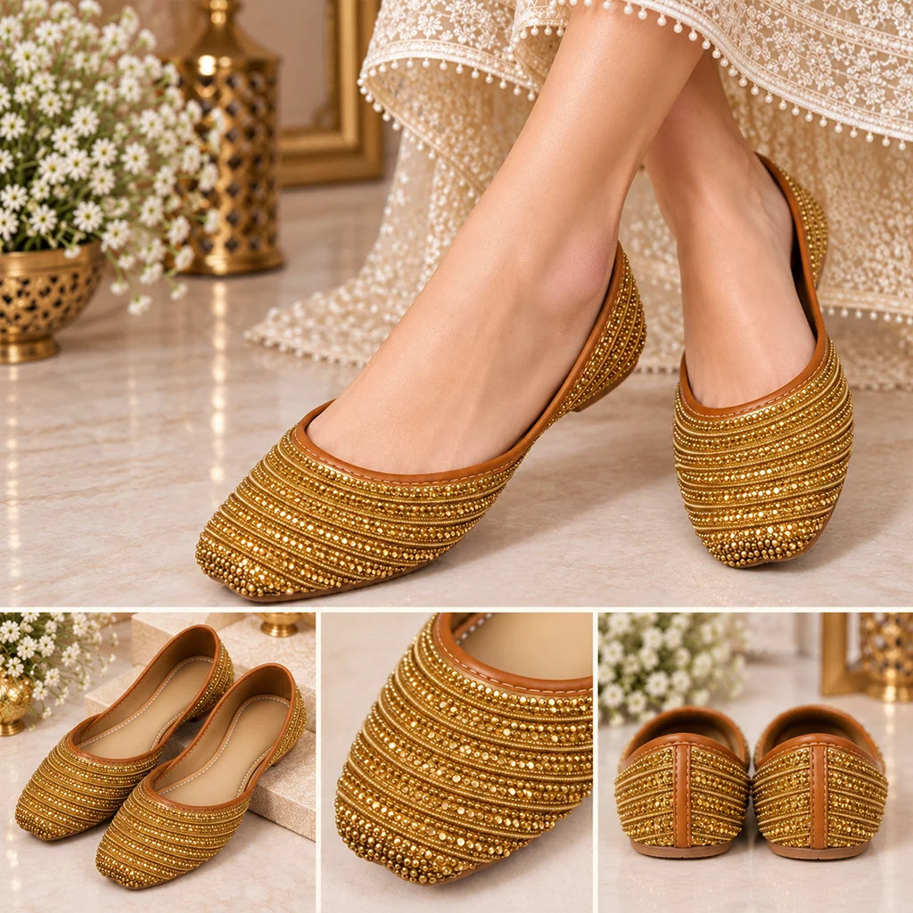 Fancy Golden Khussa
