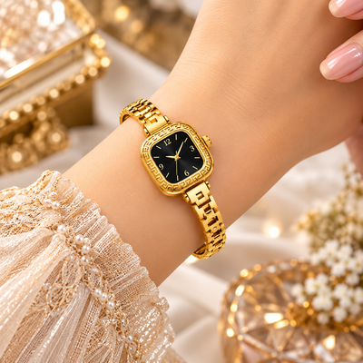 2Pcs - Gold Square Greek Pattern Bracelet