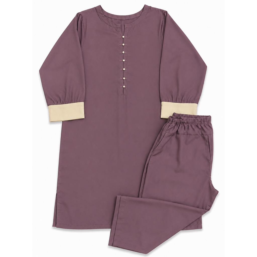 Solid Color 2 Piece (Georgette)